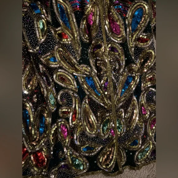 Vintage Embellished Multicolor Jacket/blazer - Picture 5 of 5